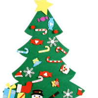 HKM-562067 Felt Christmas Tree Kit for Kids - DIY Holiday Decoration, 90cm