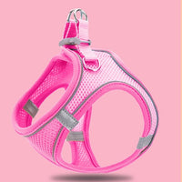 HKM-5621309 Reflective Breathable Chest Strap Vest with 1.5m Traction Rope for Small Dogs