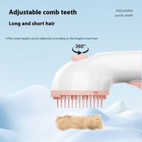 HKM-5621437 3-in-1 Pet Steam Comb for Wash-Free Grooming, Hair Removal, and Massaging Pets