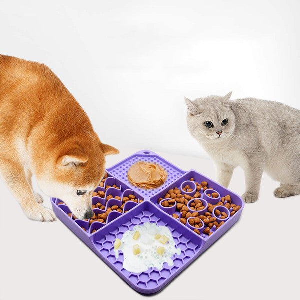 HKM-5621693 Pet Dog and Cat Multifunctional Licking Pad with Suction Cup - Available in Multiple Colors and Sizes