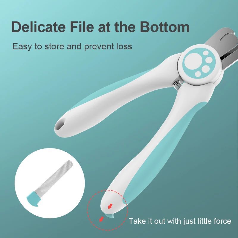HKM-5623613 Ergonomic Nail Clippers for Dogs and Cats with Safety Stop Design, Medium & Large Pet Grooming Tool