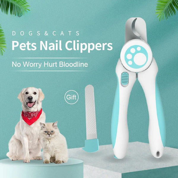 HKM-5623613 Ergonomic Nail Clippers for Dogs and Cats with Safety Stop Design, Medium & Large Pet Grooming Tool