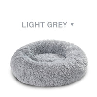 HKM-5623869 Cozy Doughnut-Shaped Pet Bed for Medium to Large Cats and Dogs, Washable Plush Cushion