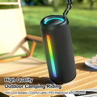 HKM-562451 RGB Bluetooth Wireless Speaker - Portable High-Quality Audio Box for Personal Use