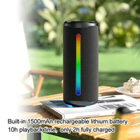 HKM-562451 RGB Bluetooth Wireless Speaker - Portable High-Quality Audio Box for Personal Use