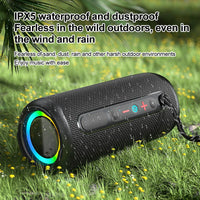 HKM-562451 RGB Bluetooth Wireless Speaker - Portable High-Quality Audio Box for Personal Use