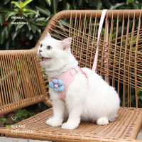 HKM-5624893 Durable Vest-Style Dog Rope Leash with Comfortable Chest Strap ¨C Multiple Colors Available