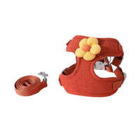 HKM-5624893 Durable Vest-Style Dog Rope Leash with Comfortable Chest Strap ¨C Multiple Colors Available