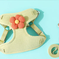 HKM-5624893 Durable Vest-Style Dog Rope Leash with Comfortable Chest Strap ¨C Multiple Colors Available