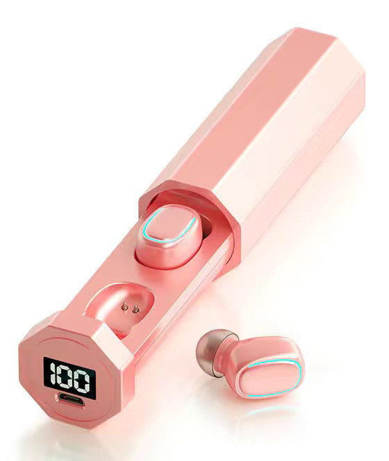 HKM-562515 Bluetooth Pull-Out Headset with Charging Case - Up to 6 Hours Playtime, 300mAh Capacity