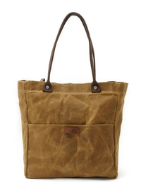 HKM-562515 Retro Waterproof Batik Canvas Shoulder Tote Bag for Women in Various Colours