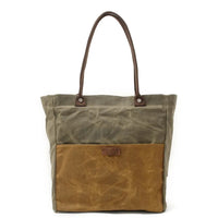 HKM-562515 Retro Waterproof Batik Canvas Shoulder Tote Bag for Women in Various Colours