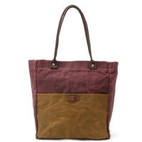 HKM-562515 Retro Waterproof Batik Canvas Shoulder Tote Bag for Women in Various Colours