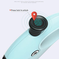 HKM-5625405 Multi-Color Telescopic Automatic Tractor Towing Rope with 5m Length
