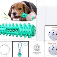 HKM-5626429 Durable TPR Dog Teething Stick Toothbrush Chewing Toy for Canine Dental Care
