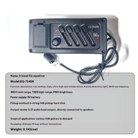 HKM-562643 Four-Section Electric Guitar Vibration Pickup with EQ Settings