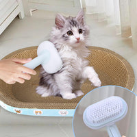 HKM-5628861 5-in-1 Pet Grooming Kit for Cats and Dogs - Slicker Brush, Undercoat Rake, Massage Brush, and Deshedding Comb