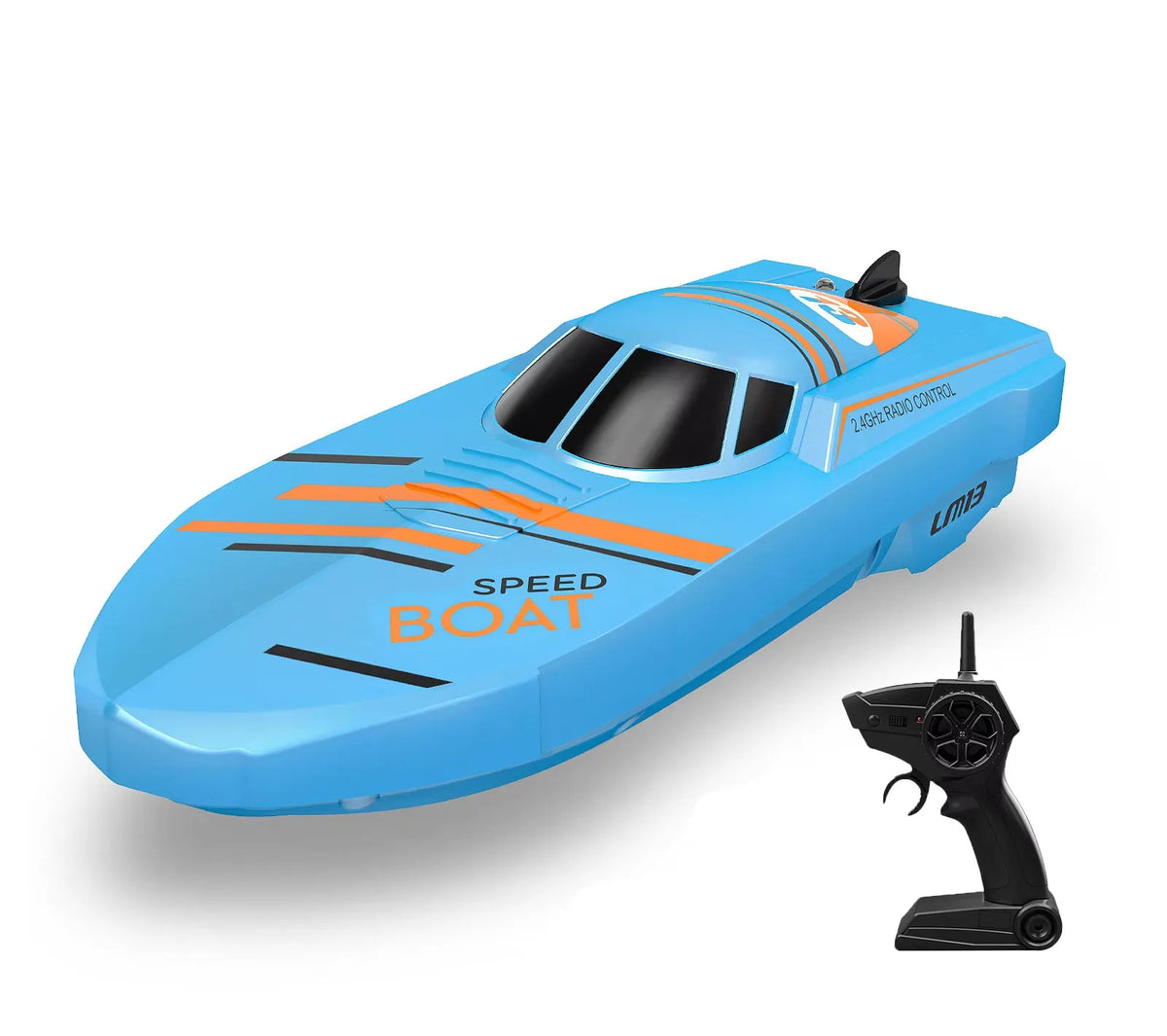 HKM-563027 2.4G Remote-Controlled Speedboat, Waterproof High-Speed Toy, Perfect for Outdoor Fun, Ages 5 and Up