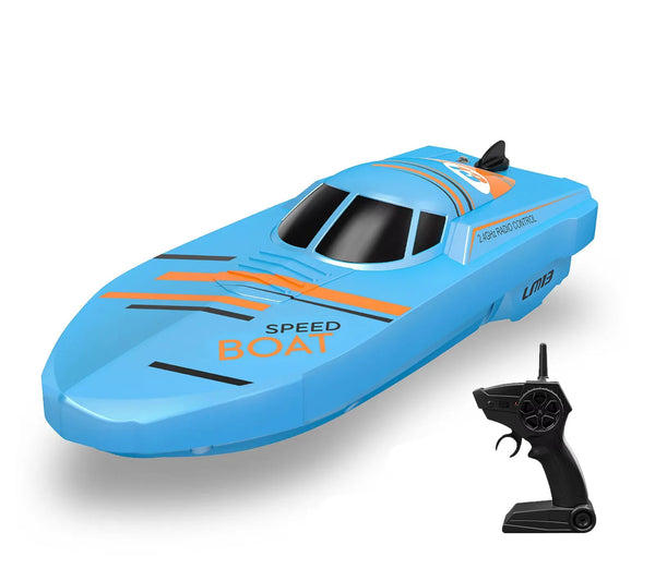 HKM-563027 2.4G Remote-Controlled Speedboat, Waterproof High-Speed Toy, Perfect for Outdoor Fun, Ages 5 and Up