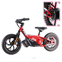 HKM-563027 Kids Electric Balance Bike with 350W Motor, 12-Inch Wheels, and Disc Brake
