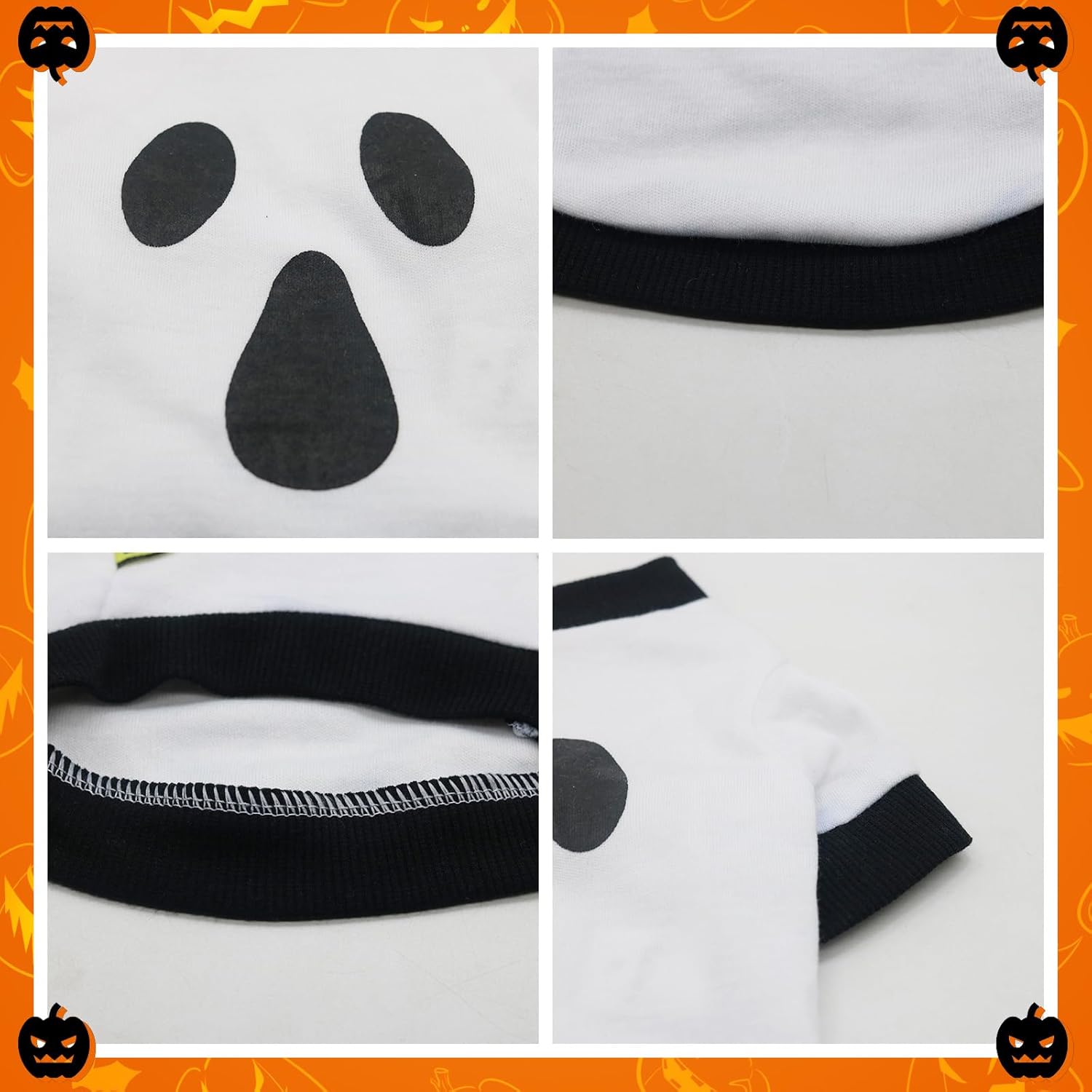 HKM-5631165 Lightweight Halloween Skeleton Costume Sweatshirt for Dogs and Cats - Perfect for Parties and Outdoor Fun