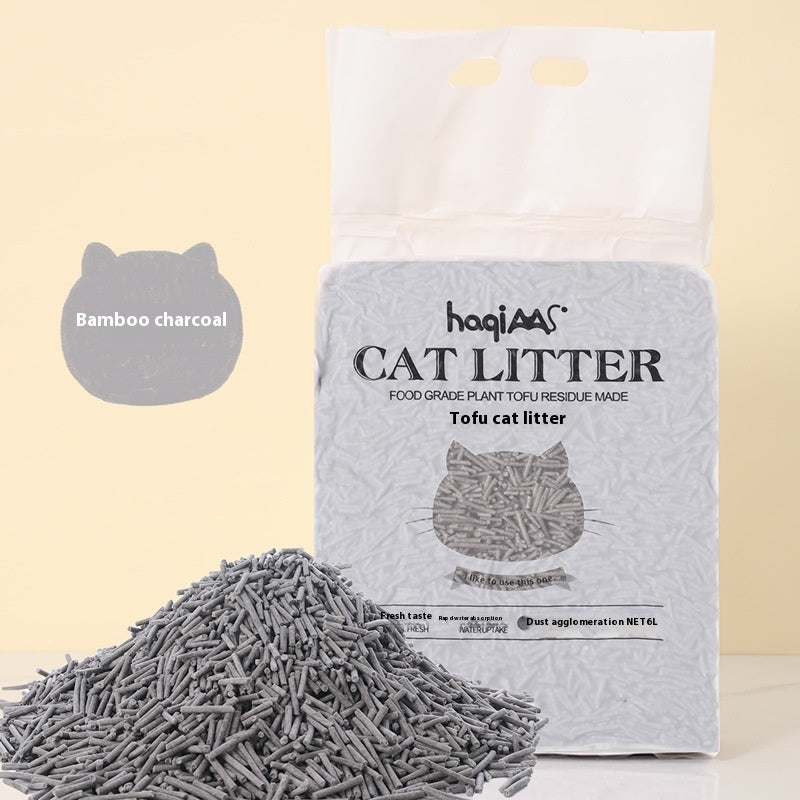 HKM-5631421 Eco-Friendly Cat Litter with Green Tea - 6L Plant-Based Formula