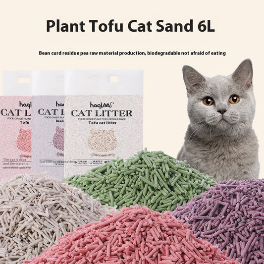 HKM-5631421 Eco-Friendly Cat Litter with Green Tea - 6L Plant-Based Formula
