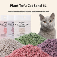 HKM-5631421 Eco-Friendly Cat Litter with Green Tea - 6L Plant-Based Formula