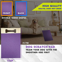 HKM-5631549 Wooden Square Pet Scratch Board for Dogs - Available in Black, Green, and Purple