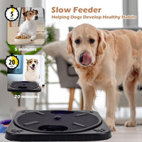 HKM-5632189 Dog Scratching and Slow-Feeding Board with Nail File and Interactive Toy