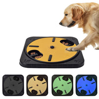 HKM-5632189 Dog Scratching and Slow-Feeding Board with Nail File and Interactive Toy