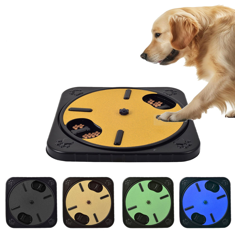 HKM-5632189 Dog Scratching and Slow-Feeding Board with Nail File and Interactive Toy