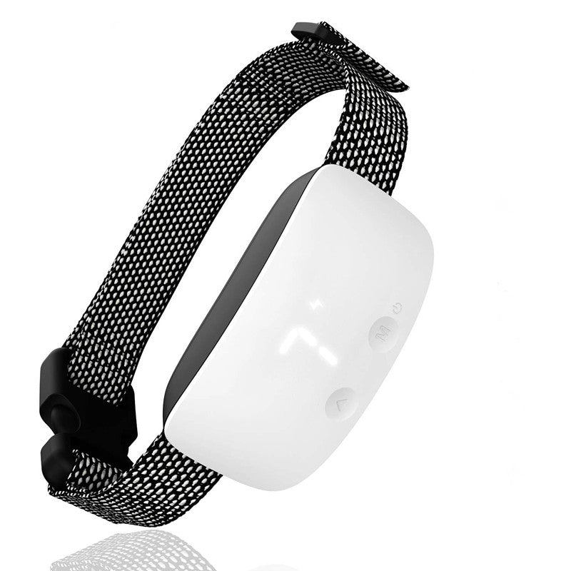 HKM-5634621 Rechargeable Waterproof Dog Bark Control Collar with Nylon Belt and USB Cable
