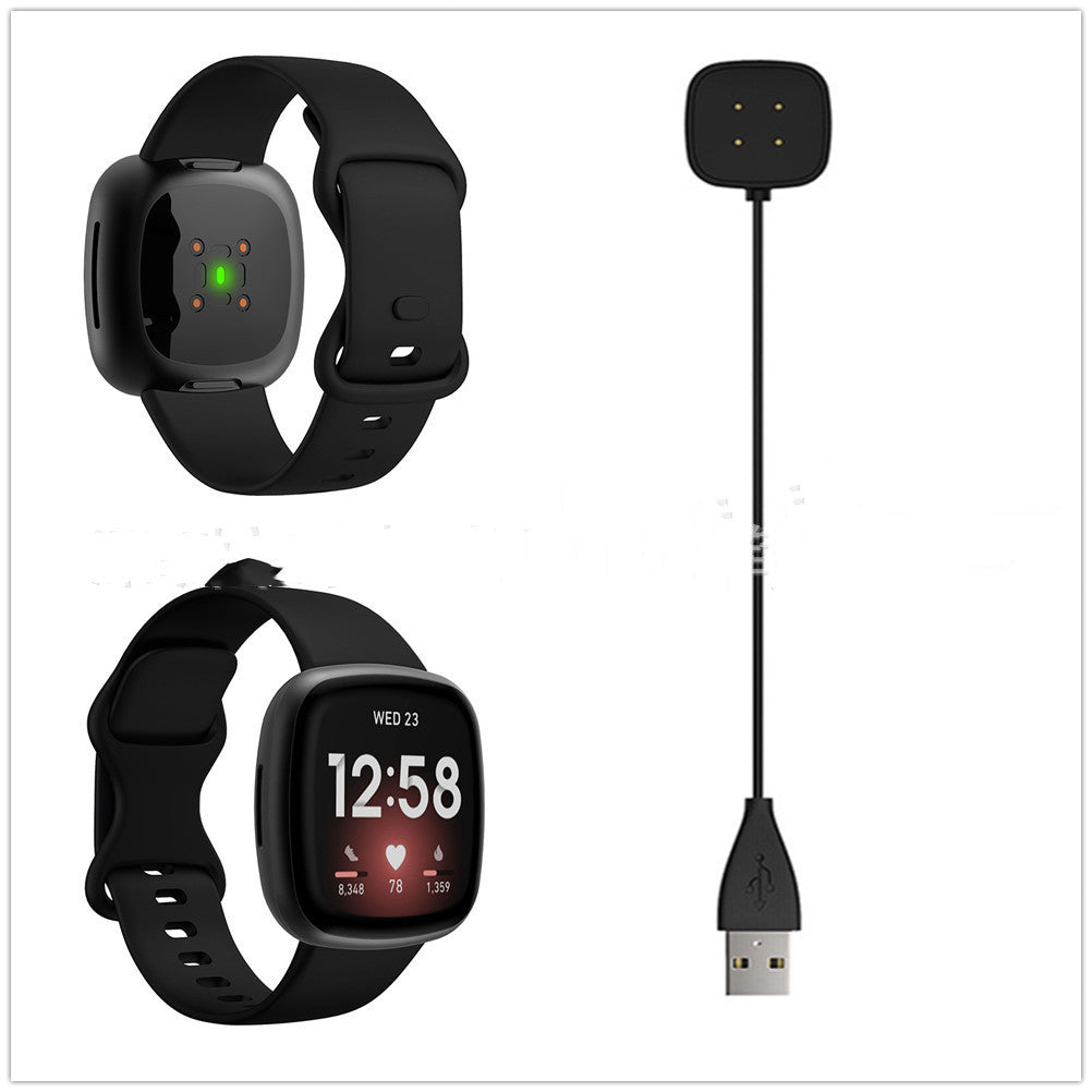 HKM-563475 Fitbit Versa 3/Sense Magnetic Charger USB Data Cable - 100cm Length, Low Ripple, Fast Charging