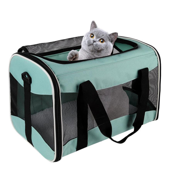 HKM-563603 Portable Breathable Foldable Crossbody Pet Carrier for Dogs and Cats - Available in Multiple Colors