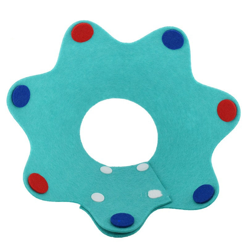 HKM-5639101 Adjustable Lightweight Postoperative Recovery Cat Collar - Color Matching, Suitable for All Seasons