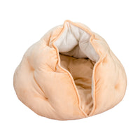 HKM-5640381 Breathable Dumpling Cat Nest for All Seasons – Soft Plush Pet Bed, 50*30 cm