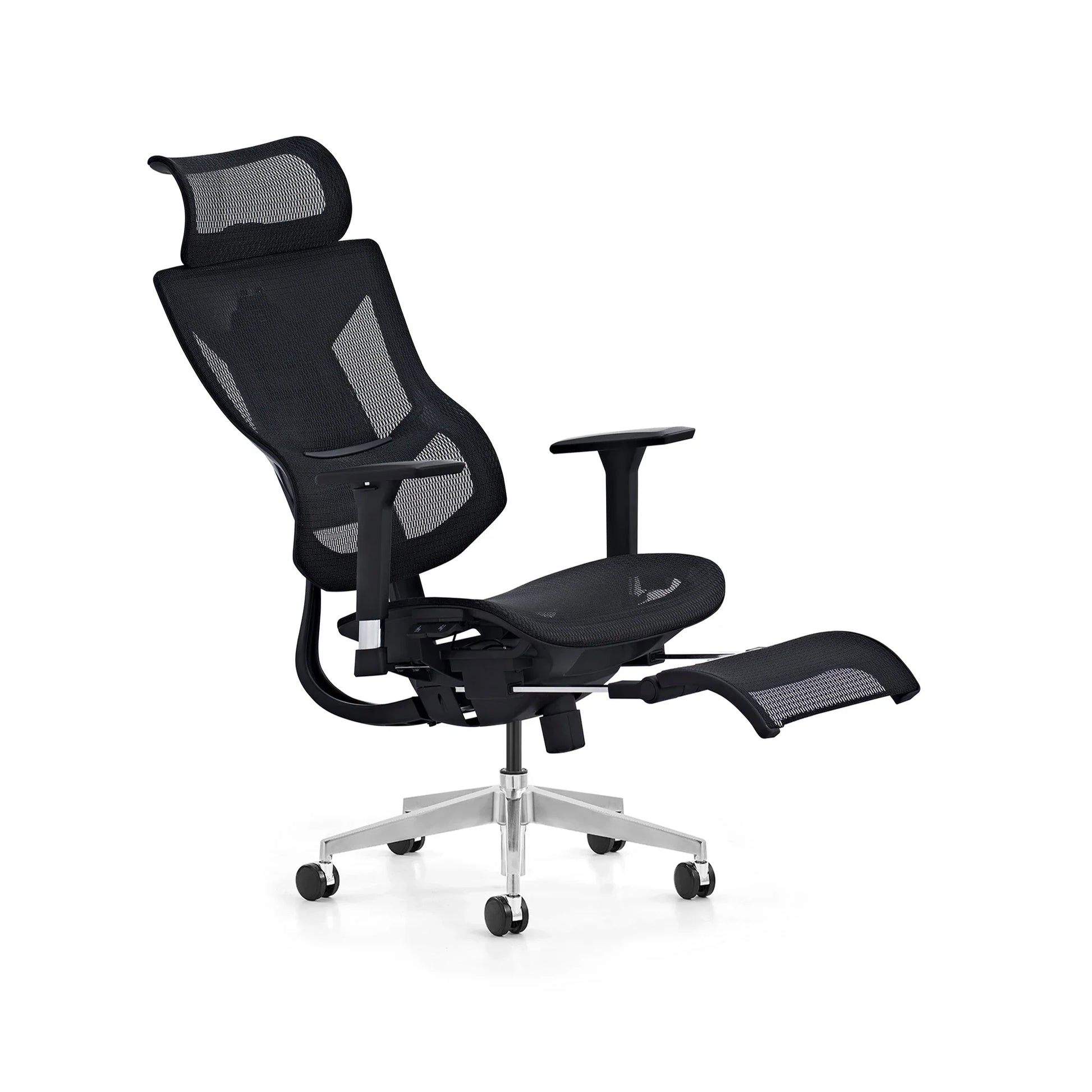 HKM-564051 Ergonomic High Back Swivel Office Chair with Mesh Design and Footrest
