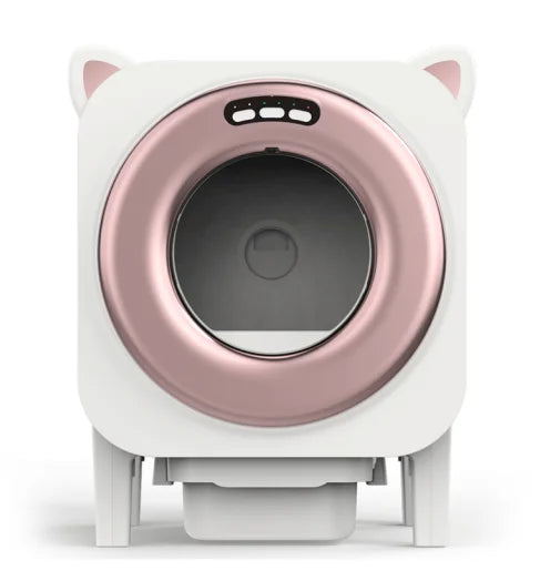HKM-564051 Smart Automatic Self-Cleaning Cat Litter Box with Health Monitoring and Large Capacity for Multiple Cats