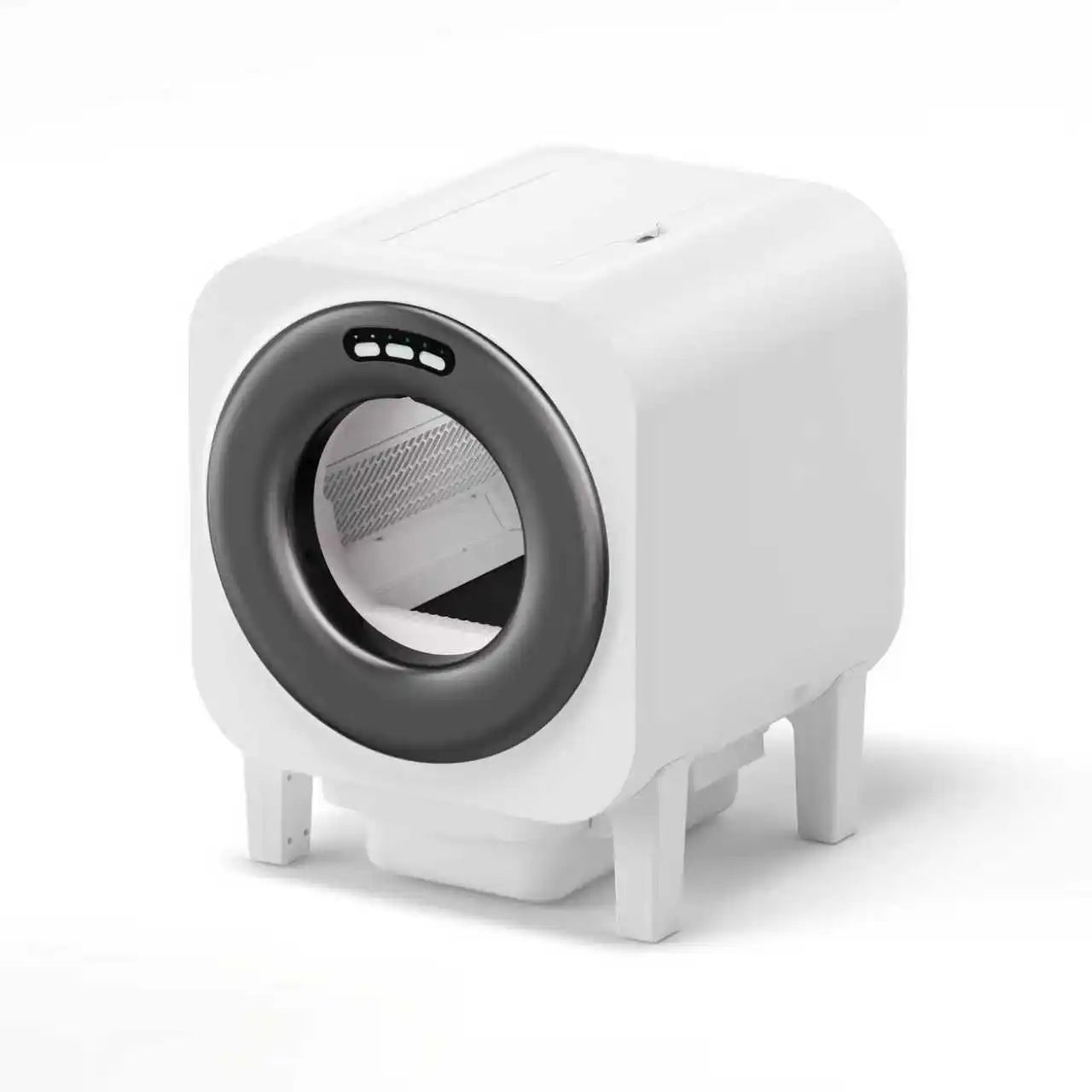 HKM-564051 Smart Automatic Self-Cleaning Cat Litter Box with Health Monitoring and Large Capacity for Multiple Cats