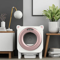 HKM-564051 Smart Automatic Self-Cleaning Cat Litter Box with Health Monitoring and Large Capacity for Multiple Cats
