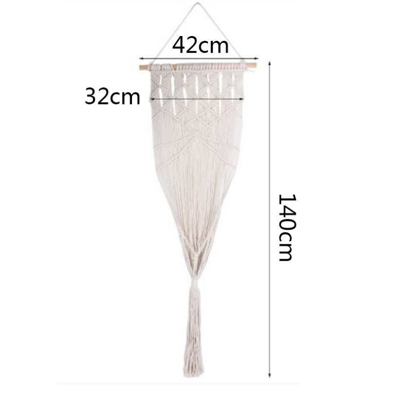 HKM-5640765 Handmade Macrame Pet Swing Cage for Indoor and Outdoor Use, Ideal for Bedrooms and Living Spaces