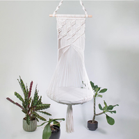 HKM-5640765 Handmade Macrame Pet Swing Cage for Indoor and Outdoor Use, Ideal for Bedrooms and Living Spaces