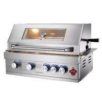 HKM-564115 Heavy-Duty 304 Stainless Steel Outdoor BBQ Grill with Rotisserie, Gas & Charcoal Dual Function