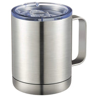 HKM-564179 12oz Eco-Friendly 304 Stainless Steel Coffee Mug with Sliding Lid and Handle for Camping and Travel