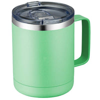 HKM-564179 12oz Eco-Friendly 304 Stainless Steel Coffee Mug with Sliding Lid and Handle for Camping and Travel