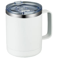 HKM-564179 12oz Eco-Friendly 304 Stainless Steel Coffee Mug with Sliding Lid and Handle for Camping and Travel
