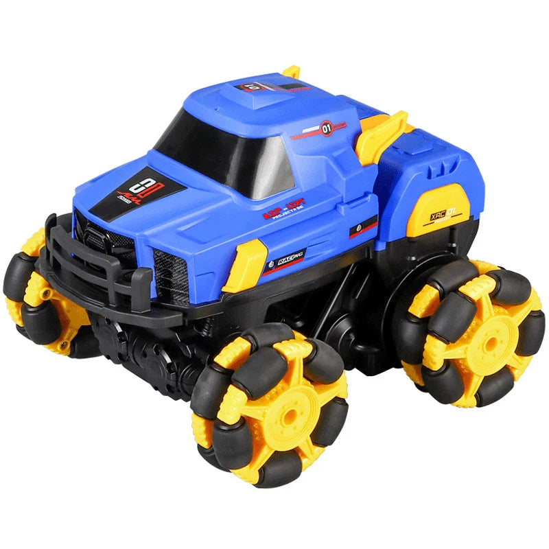 HKM-564179 Radio Control 1:16 Deformation Stunt Car with 4WD and Spinning Features, Ready-to-Use, Indoor-Outdoor Toy for Ages 5+
