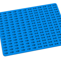 HKM-5641917 Silicone Pet Cookie Mold Baking Tray in Fish and Bone Shapes, Multi-Color Options