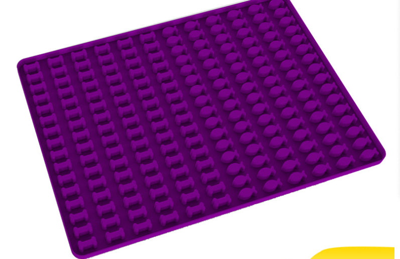 HKM-5641917 Silicone Pet Cookie Mold Baking Tray in Fish and Bone Shapes, Multi-Color Options